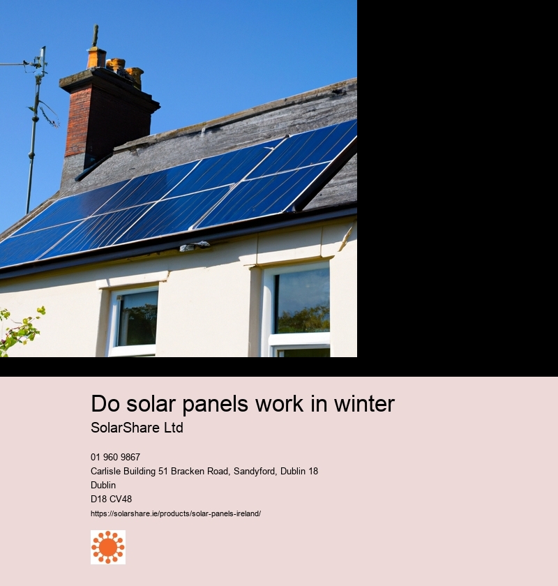 Do solar panels work in winter