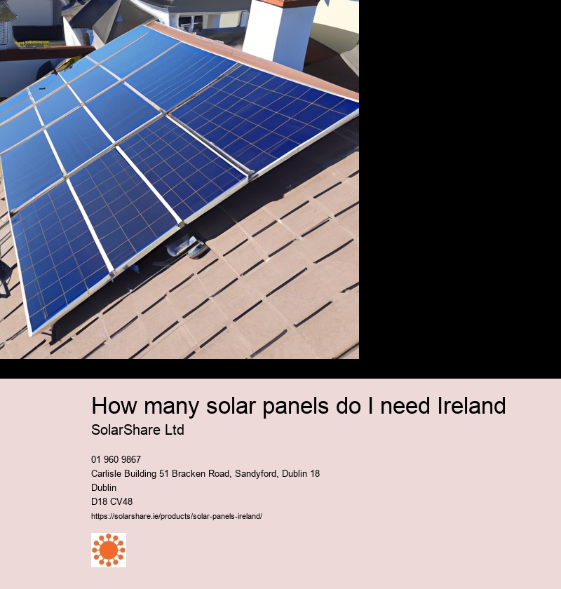 How many solar panels do I need Ireland