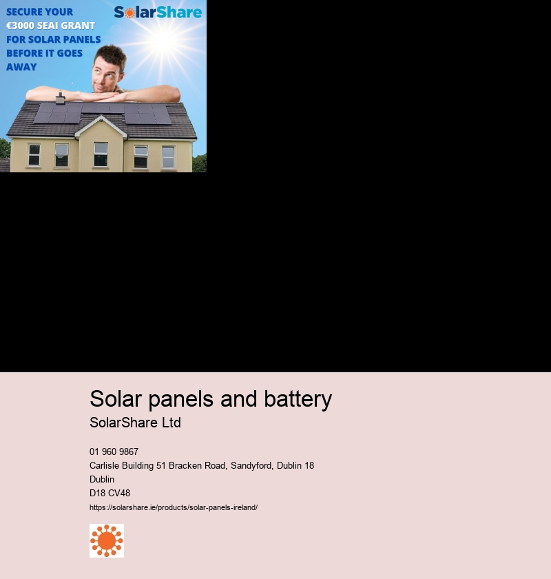 solar installation with battery