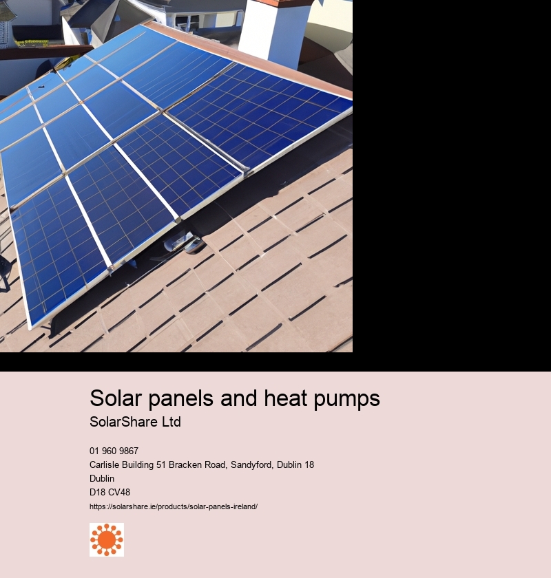 solar panels and heat pumps